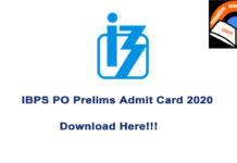 IBPS PO Prelims Admit Card 2020: Download the Call Letter PDF IBPS PO Prelims Admit Card 2020
