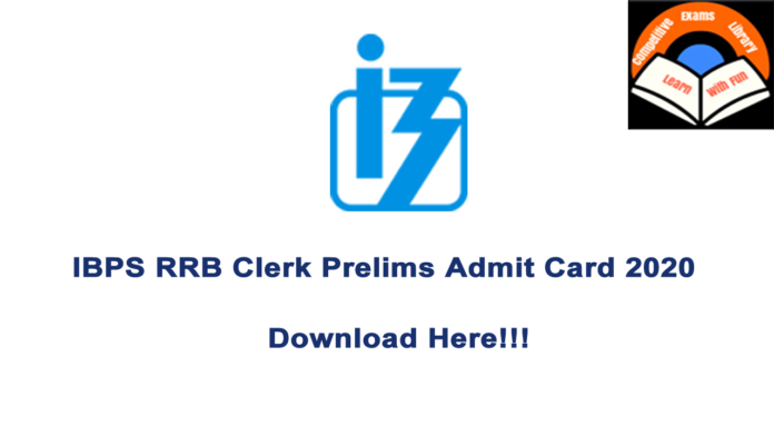 IBPS RRB Clerk Admit Card 2020